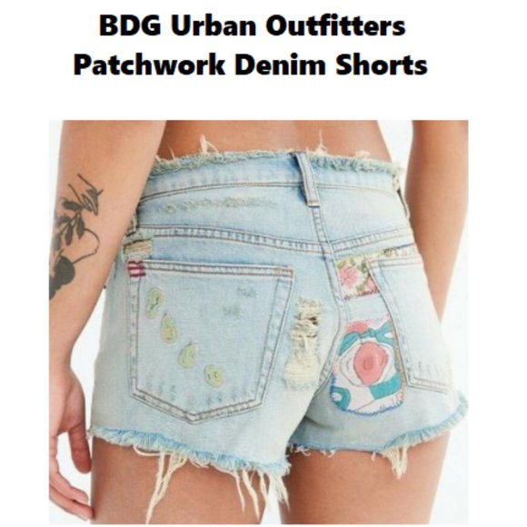 Urban Outfitters Pants - BDG Urban Outfitters Mid-rise Boho "Bandit" Destroyed Jean Shorts